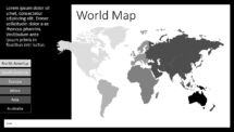 BLAK PowerPoint Template - World Map