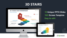 3D Stairs - PowerPoint Graphics