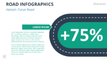 PowerPoint Infographics - Hairpin Curve Road