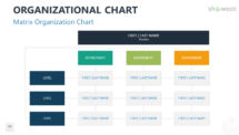Matrix Organization Chart for PowerPoint