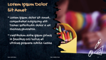 Doodles Template for PowerPoint - Right Picture Placeholder