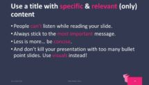 Origami PowerPoint Template - Content Slide