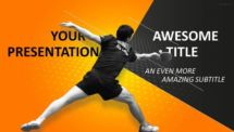 Sports - Table Tennis PowerPoint Template