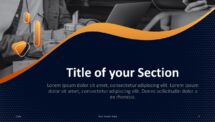 Startup Template for PowerPoint - Section Slide 4