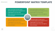 Free Matrix for PowerPoint with Circle Title
