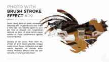 Mockup Layout #10 - Brush Stroke Effect for PowerPoint