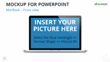 Mockup templates for PowerPoint - MacBook