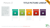 Title Picture Lineup - SmartArt Graphic for PowerPoint