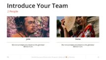 Oki - Multipurpose PowerPoint Template - Introduce your Team (2 Pictures)