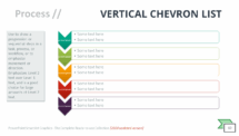 Vertical Chevron List - SmartArt Graphic for PowerPoint