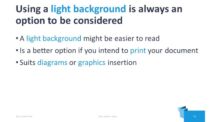 Origami PowerPoint Template - Content Slide (Light Background)