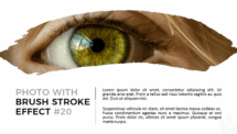 Mockup Layout #20 - Brush Stroke Effect for PowerPoint