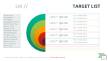 Target List - SmartArt Graphic for PowerPoint