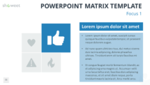 Free Matrix for PowerPoint - Focus 1