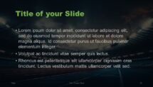 Running Themed Image For a Title and Content PowerPoint Slide