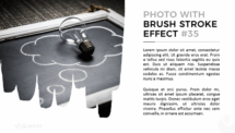 Mockup Layout #35 - Brush Stroke Effect for PowerPoint