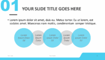 Corpo - Business Template for PowerPoint - Blue (Title and Content Slide)