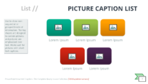 Picture Caption List - SmartArt Graphic for PowerPoint