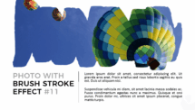 Mockup Layout #11 - Brush Stroke Effect for PowerPoint