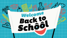 Back To School Template for PowerPoint and Google Slides - Blue