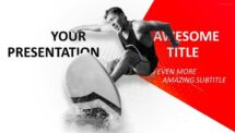 Sports - Surfing PowerPoint Template