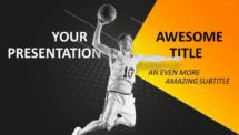 Sports - Basketball PowerPoint Template