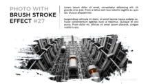 Mockup Layout #27 - Brush Stroke Effect for PowerPoint