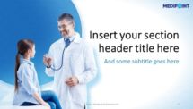 Medical and Health PowerPoint Template - Section Header - Example 3