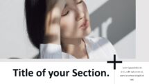 Plus Template for PowerPoint - Section Slide with 1 Picture