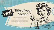 Diapositive 09 - Modèle Pub Rétro pour PowerPoint et Google Slides