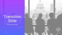 Transitions - PowerPoint Template (Purple) - Transition Slide Option 3