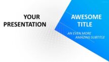 30 Sports PowerPoint Template - Cover Slide Option 3