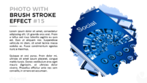 Mockup Layout #15 - Brush Stroke Effect for PowerPoint