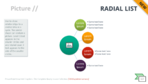 Radial List - SmartArt Graphic for PowerPoint