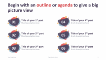 Bubbler PowerPoint Template - Agenda