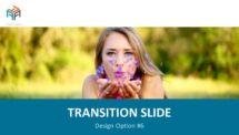 Corporate Business PowerPoint Template - Transition Slide - Option 6