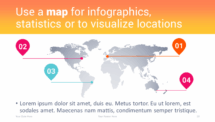 Transitions - PowerPoint Template (Orange) - Map