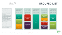 Grouped List - SmartArt Graphic for PowerPoint