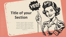 Diapositive 13 - Modèle Pub Rétro pour PowerPoint et Google Slides