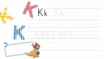 Learn ABC and Trace the Letter K - PowerPoint Worksheet
