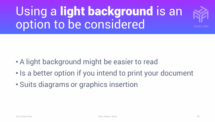 Transitions - PowerPoint Template (Purple) - Title and Content (Light Background)