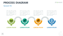Free Process Diagram for PowerPoint - Variant 2