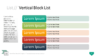 PowerPoint SmartArt Graphics - Vertical Block List Template