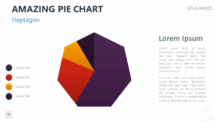 Amazing Pie Chart for PowerPoint - Heptagon