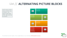 Alternating Picture Blocks - SmartArt Graphic for PowerPoint