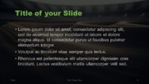 Mountain Bike Cycling Themed Image For a Title and Content PowerPoint Slide