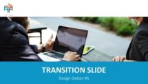Corporate Business PowerPoint Template - Transition Slide - Option 5