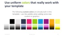 Origami PowerPoint Template - Color Scheme