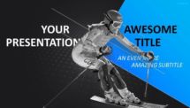 Sports - Ski PowerPoint Template