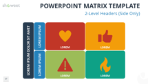 Free Matrix for PowerPoint with Titles on Side